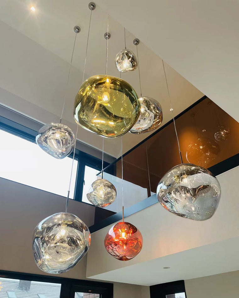 Suspension Melt Design Acrylique LED Blanc Chaud Dimmable Salon Salle à Manger Restaurant Chambre | Restfield