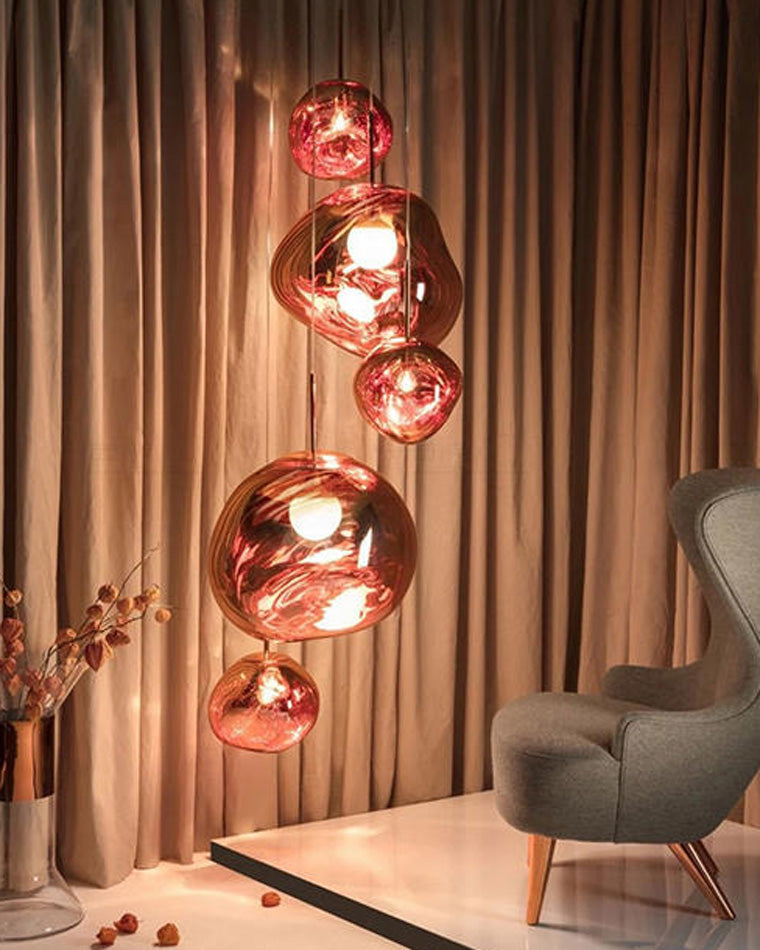 Suspension Melt Design Acrylique LED Blanc Chaud Dimmable Salon Salle à Manger Restaurant Chambre | Restfield