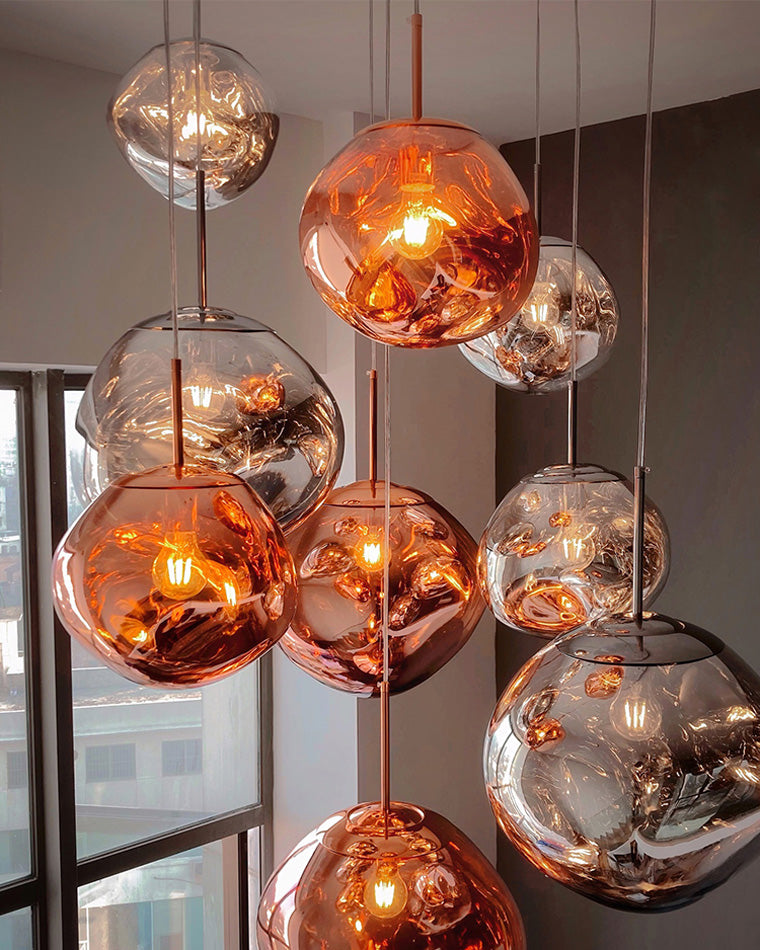 Suspension Melt Design Acrylique LED Blanc Chaud Dimmable Salon Salle à Manger Restaurant Chambre | Restfield