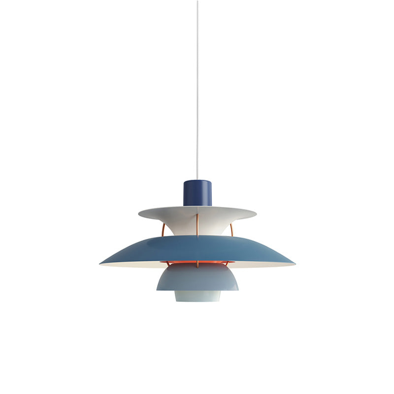 Skandinavische Hängelampe Esstisch Metall Bunt Retro Dänisches Design Wohnzimmer Kücheninsel | Restfield