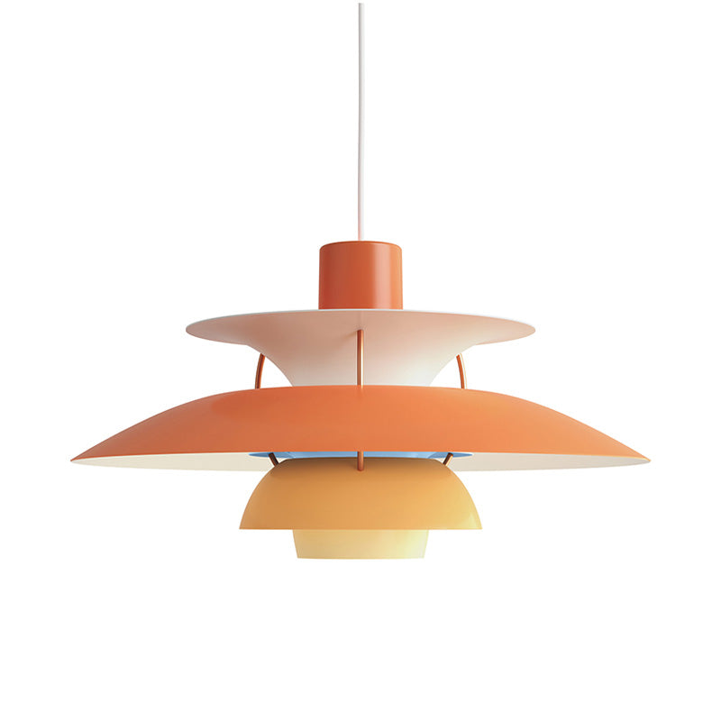 Skandinavische Hängelampe Esstisch Metall Bunt Retro Dänisches Design Wohnzimmer Kücheninsel | Restfield