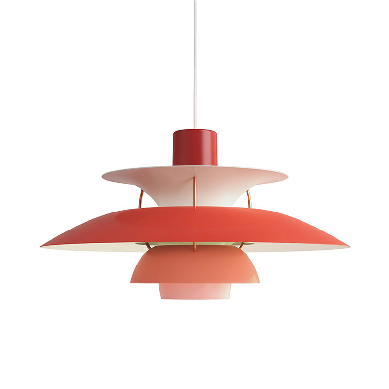 Skandinavische Hängelampe Esstisch Metall Bunt Retro Dänisches Design Wohnzimmer Kücheninsel | Restfield