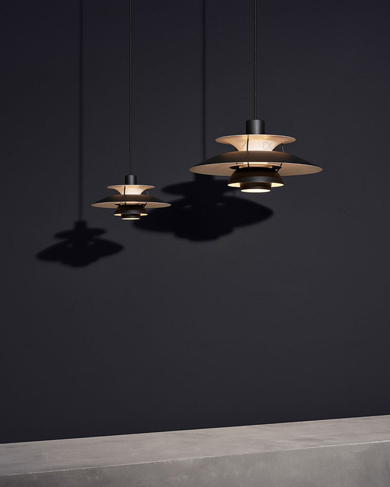 Skandinavische Hängelampe Esstisch Metall Bunt Retro Dänisches Design Wohnzimmer Kücheninsel | Restfield