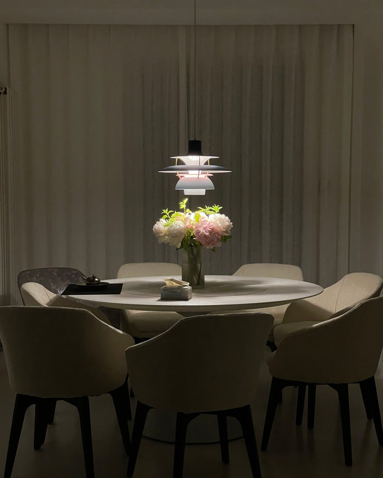Skandinavische Hängelampe Esstisch Metall Bunt Retro Dänisches Design Wohnzimmer Kücheninsel | Restfield