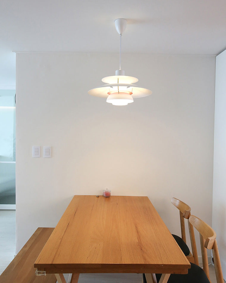 Skandinavische Hängelampe Esstisch Metall Bunt Retro Dänisches Design Wohnzimmer Kücheninsel | Restfield