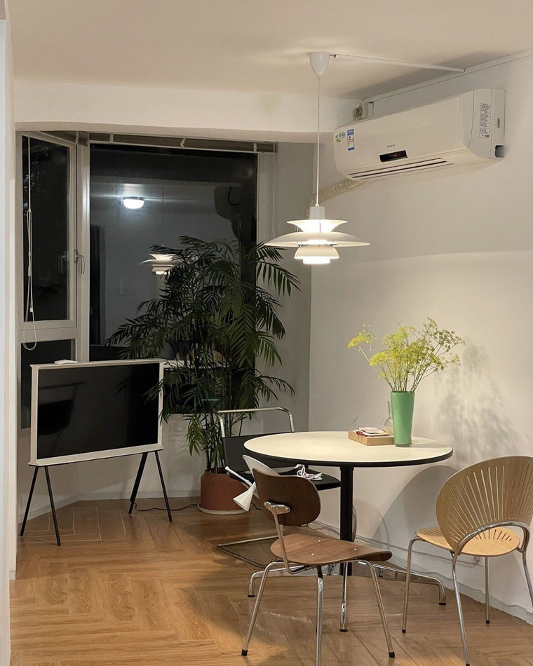 Skandinavische Hängelampe Esstisch Metall Bunt Retro Dänisches Design Wohnzimmer Kücheninsel | Restfield