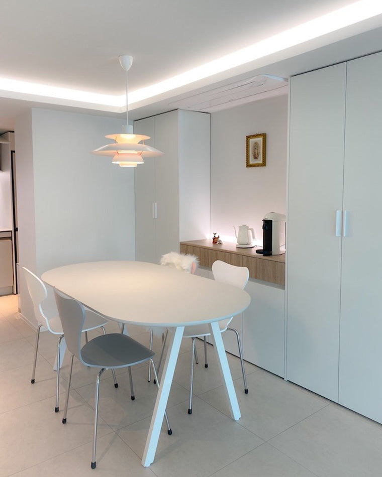 Skandinavische Hängelampe Esstisch Metall Bunt Retro Dänisches Design Wohnzimmer Kücheninsel | Restfield