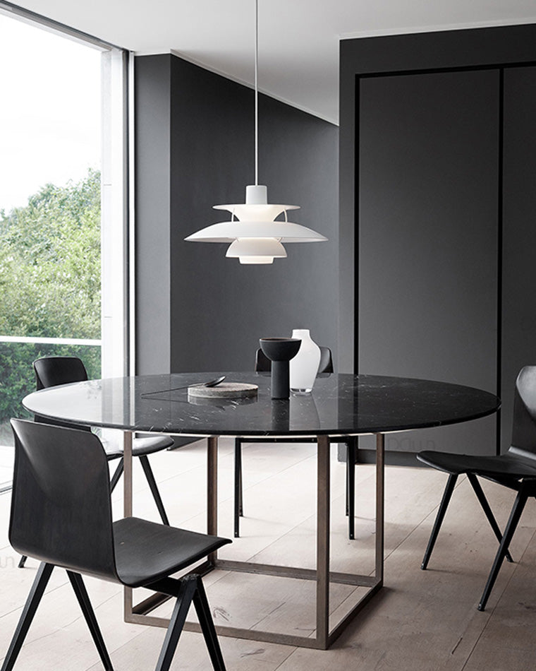Skandinavische Hängelampe Esstisch Metall Bunt Retro Dänisches Design Wohnzimmer Kücheninsel | Restfield