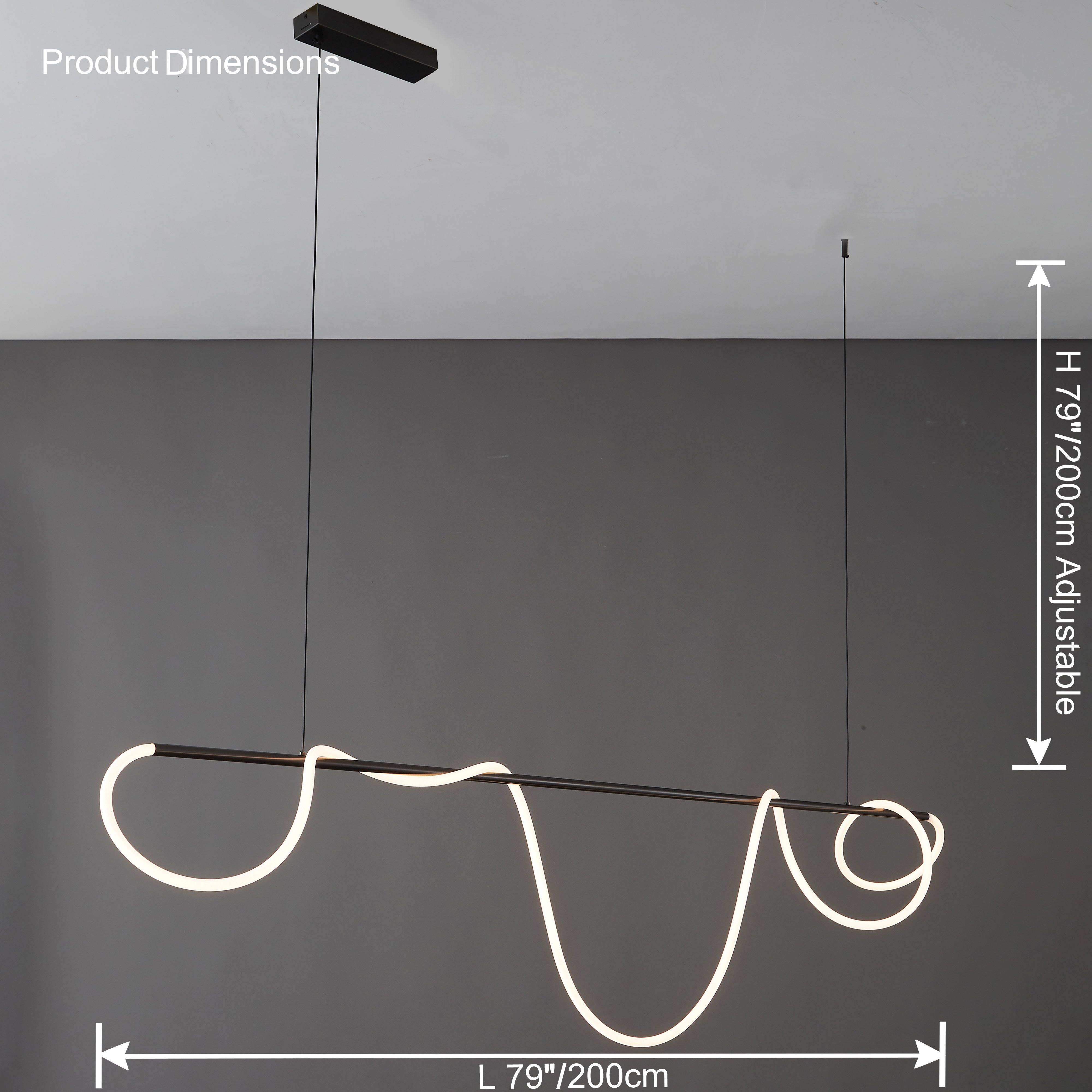 Hanglamp Touw Led Cirkel Messing Dimbaar 3 Maten Eetkamer Woonkamer Minimalistisch | Sansoti