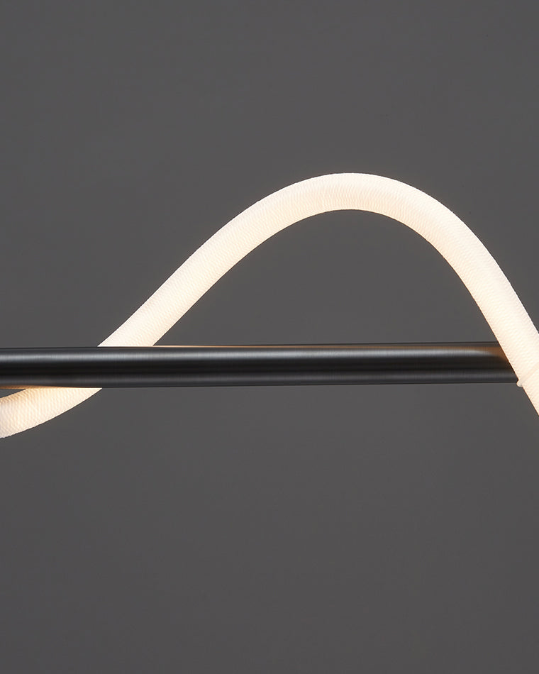 Hanglamp Touw Led Cirkel Messing Dimbaar 3 Maten Eetkamer Woonkamer Minimalistisch | Sansoti