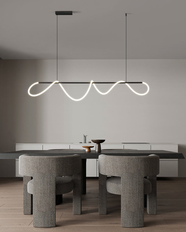 Hanglamp Touw Led Cirkel Messing Dimbaar 3 Maten Eetkamer Woonkamer Minimalistisch | Sansoti