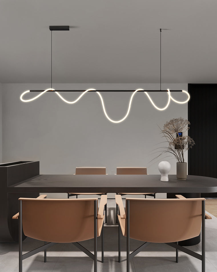 Hanglamp Touw Led Cirkel Messing Dimbaar 3 Maten Eetkamer Woonkamer Minimalistisch | Sansoti