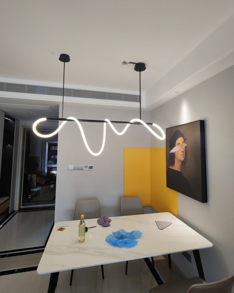 Hanglamp Touw Led Cirkel Messing Dimbaar 3 Maten Eetkamer Woonkamer Minimalistisch | Sansoti