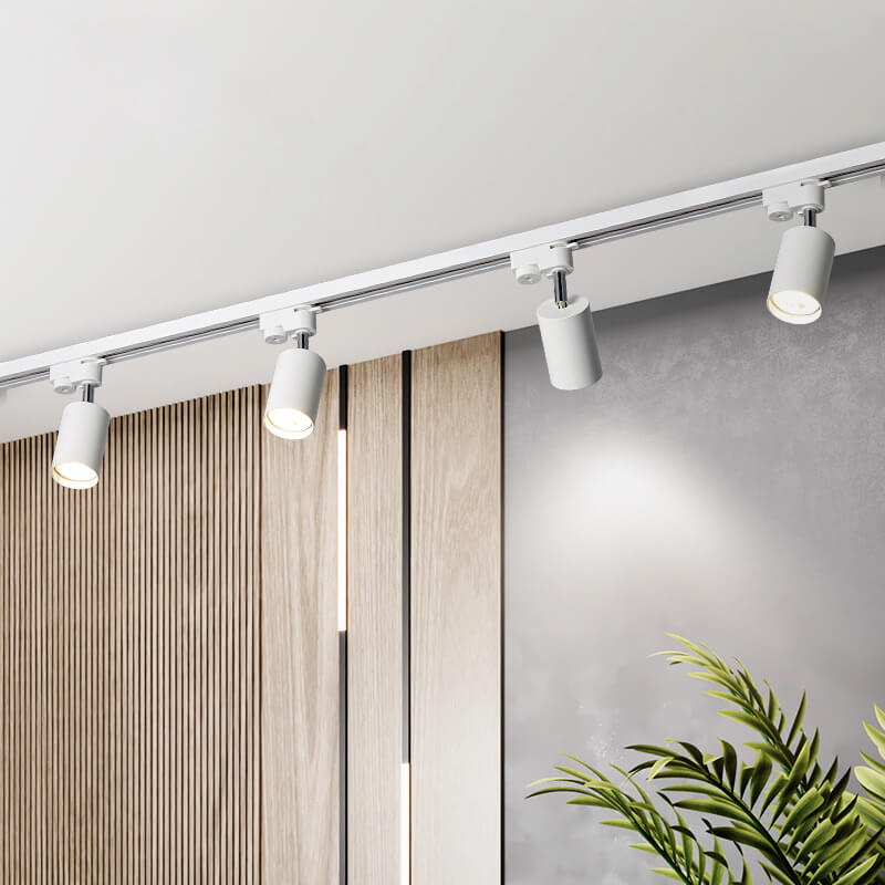 Moderne led railverlichting met verstelbare spots (3–5 lichtpunten) – plafondrail | Sansoti