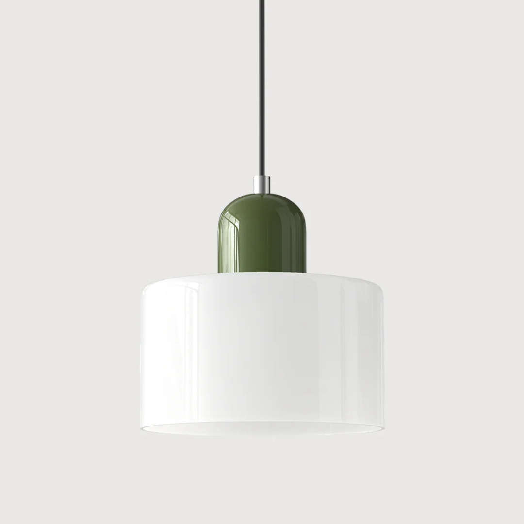Sansoti | Lismeno Retro Hanglamp – Glazen Hanglamp met Warm Licht voor Eettafel, Keuken & Woonkamer