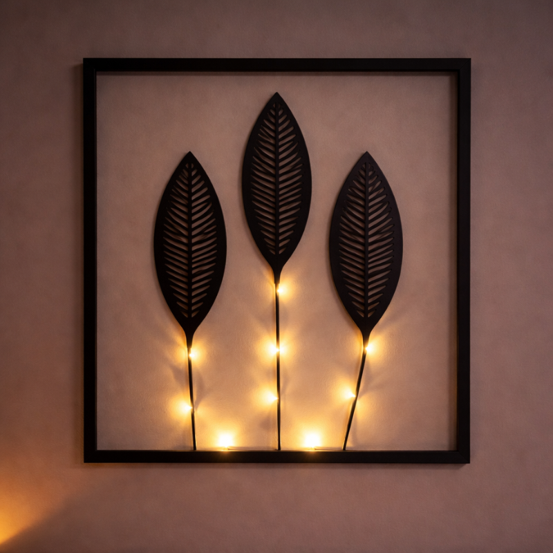 LED Bladlijst met Kleurwisseling voor Binnen – Decoratief Lichtobject voor Sfeervolle Kamers en Woonruimtes | Sansoti