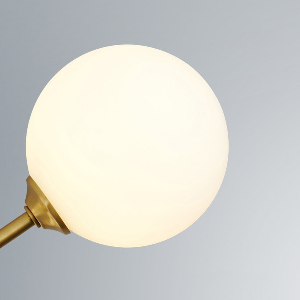 Hanglamp Glas Bollen Modern Zwart Koper 6/8-Lichts G9 Verlichting | Sansoti