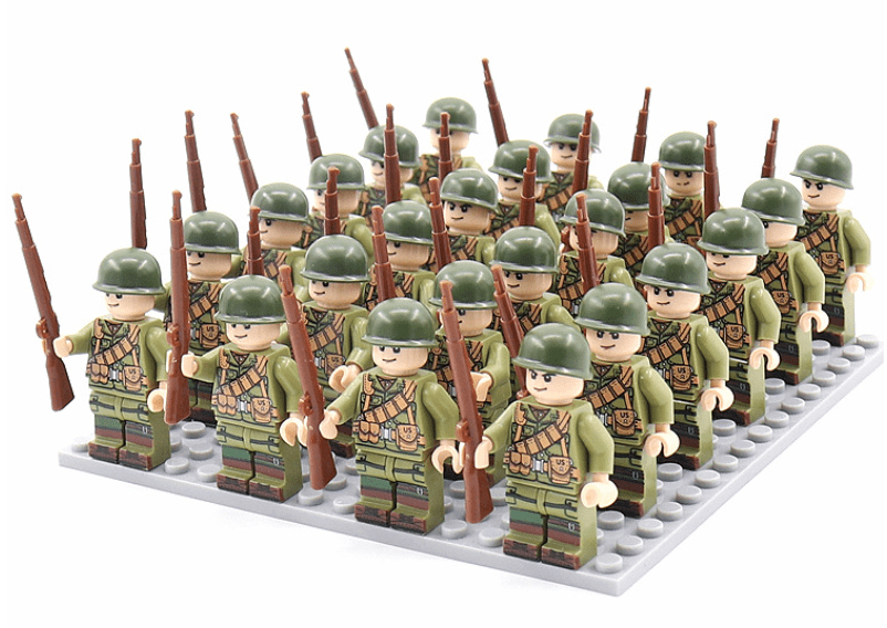 Historisch Figuren Bouwblokken Set 21-Delig – Verzamelbare Minifiguren uit 8 Landen met Accessoires | Sansoti