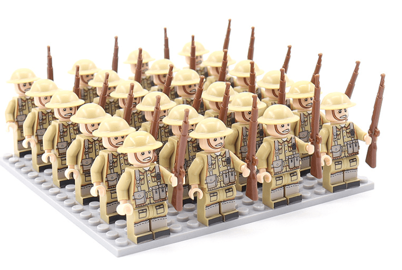 Historisch Figuren Bouwblokken Set 21-Delig – Verzamelbare Minifiguren uit 8 Landen met Accessoires | Sansoti