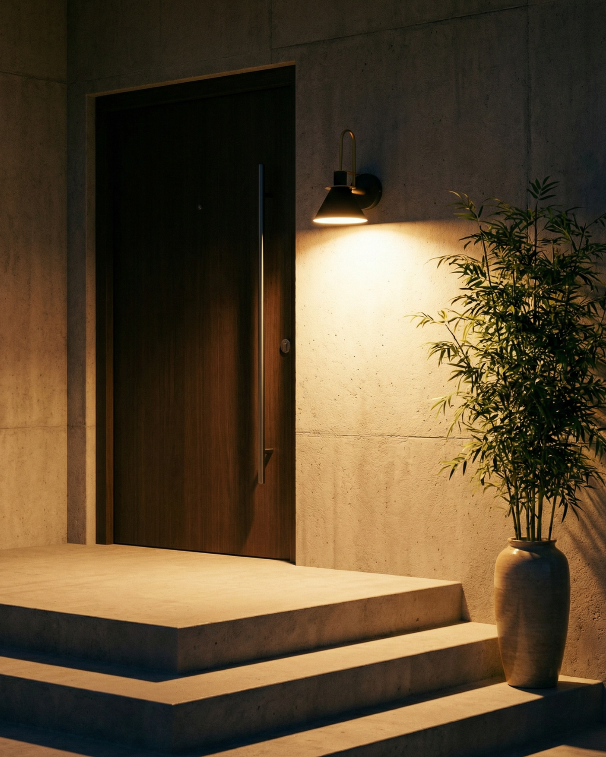 Moderne wandlamp van travertin en hout met warm wit licht – minimalistische design muurlamp voor woonkamer en slaapkamer | Sansoti