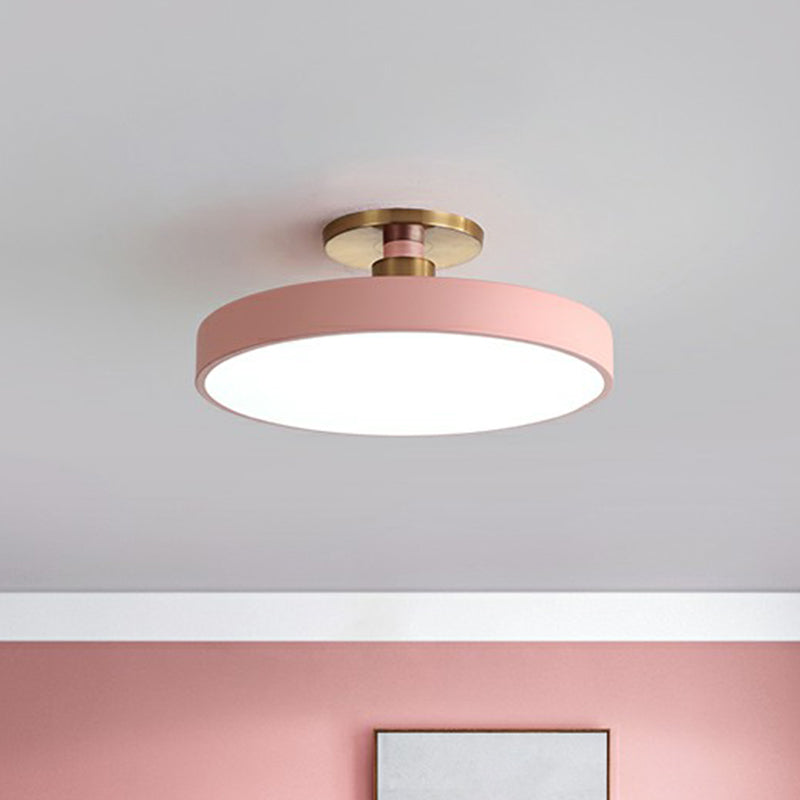 Moderne LED Plafondlamp Kinderkamer Acryl Rond 30-49cm Nordic Design Slaapkamer Kinderlamp Sfeerverlichting | Sansoti