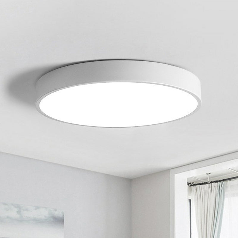 Ronde LED Plafondlamp Ultradun 23-49cm Warm Wit Licht Modern Scandinavisch Design Slaapkamer Woonkamer | Sansoti
