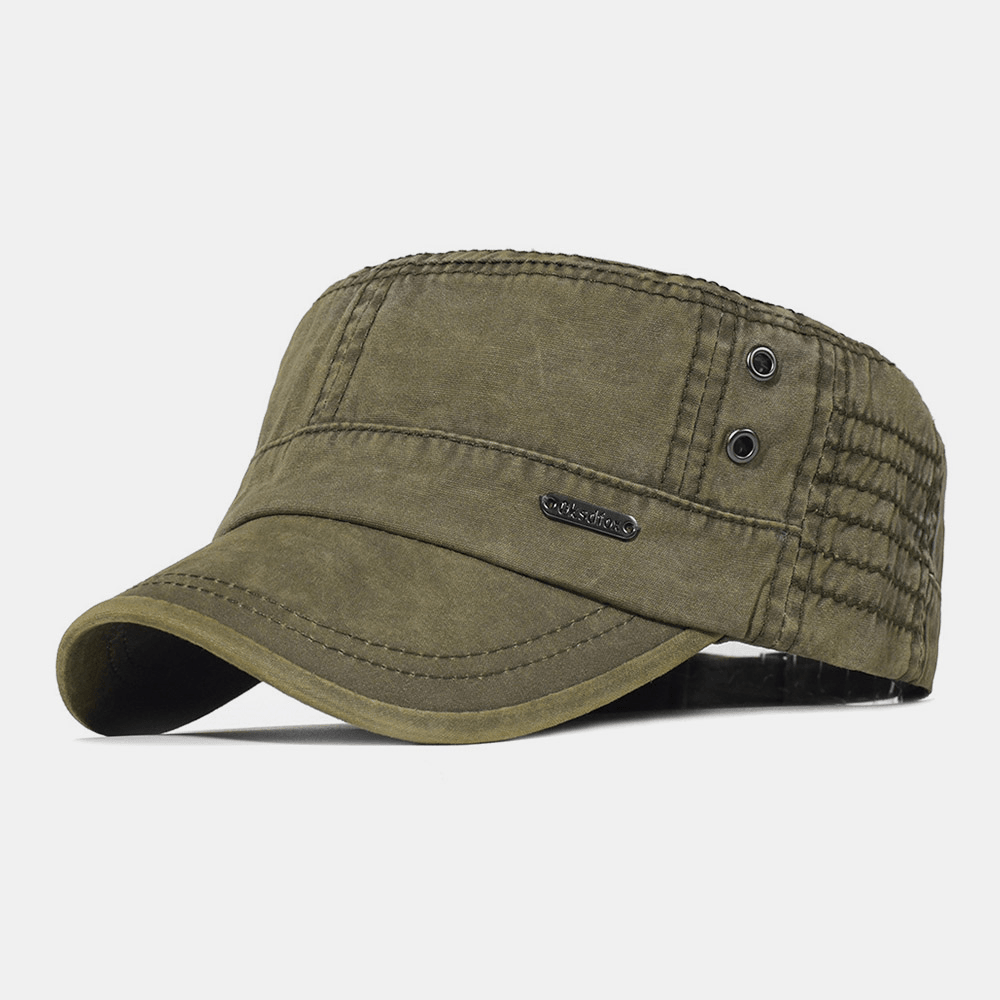 Verstelbare Katoenen Pet Heren Militaire Look Ademend Outdoor Casual Dagelijks Gebruik Baseballcap Sport | Sansoti
