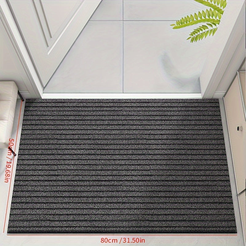Getufte Deurmat Rechthoekig – Weerbestendig Polyester met Antislip PVC-Rug voor Entree Hal en Veranda | Sansoti