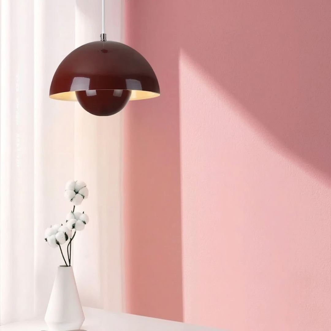 Suspension avec jardinière, design scandinave, métal E27, lumière blanc chaud, câble réglable, pour salon ou cuisine | Sansoti