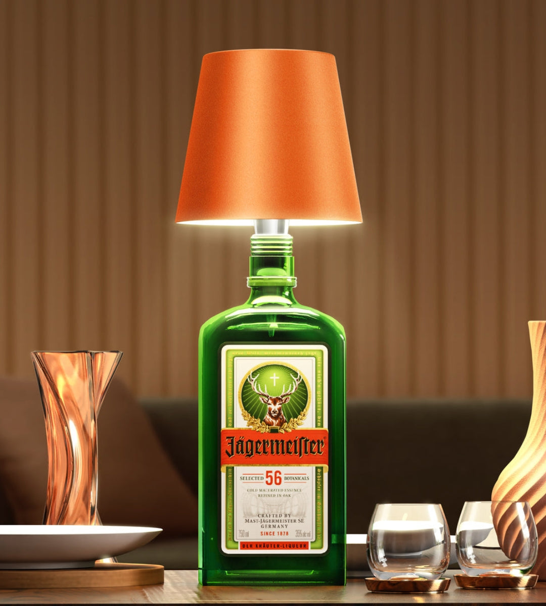 Flesverlichting LED Oplaadbaar Aluminium Warmwit Sfeerlamp USB-C Design Interieur Decoratief Tafellamp | Sansoti