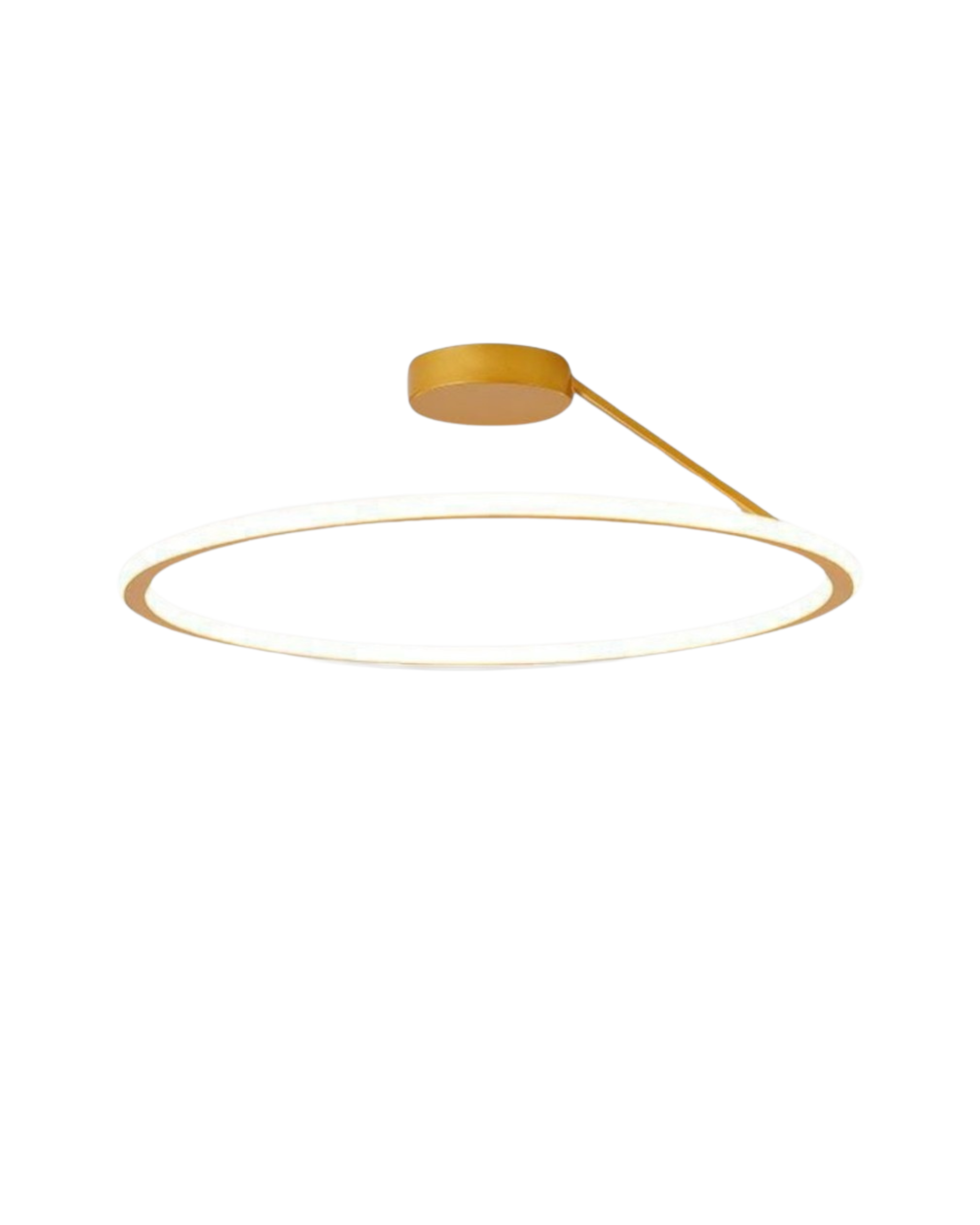 Moderne Plafondlamp Ring Minimalistisch Design Zwart Wit Goud S M L Dimbaar LED Sfeerverlichting Woonkamer Slaapkamer Eetkamer Scandinavische Stijl | Sansoti