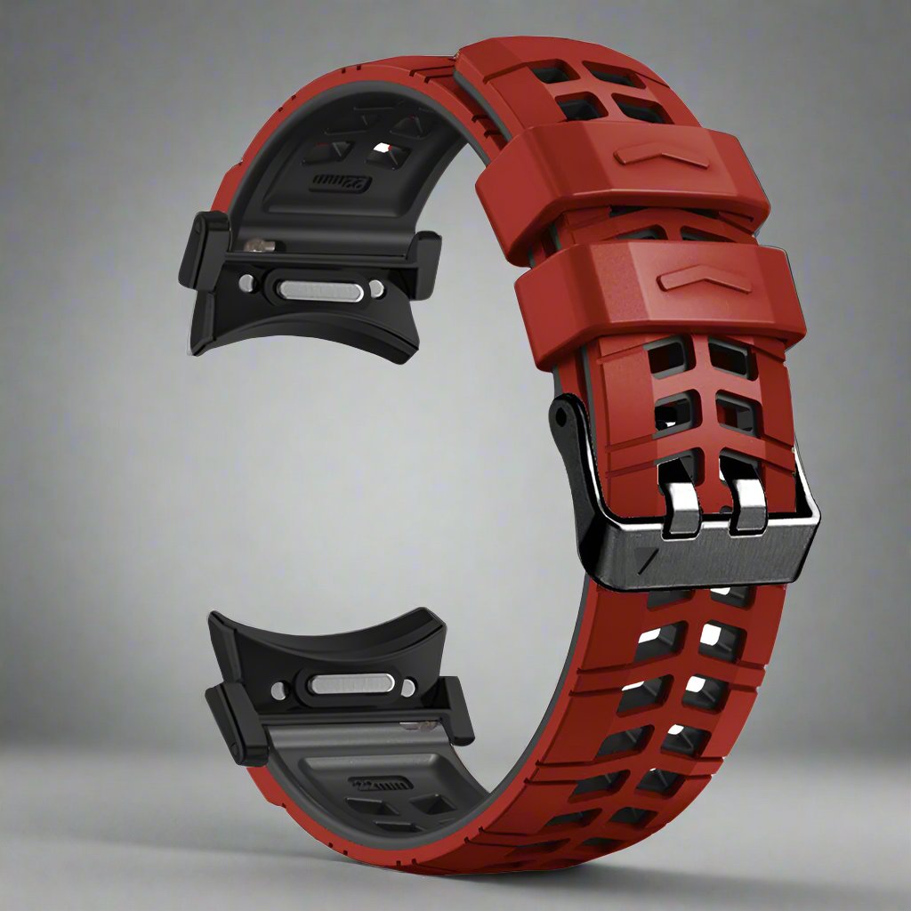 Bracelet de sport en silicone pour montre connectée de 47 mm, noir, orange, gris, rouge, bleu, blanc, vert, réglable et confortable | Sansoti