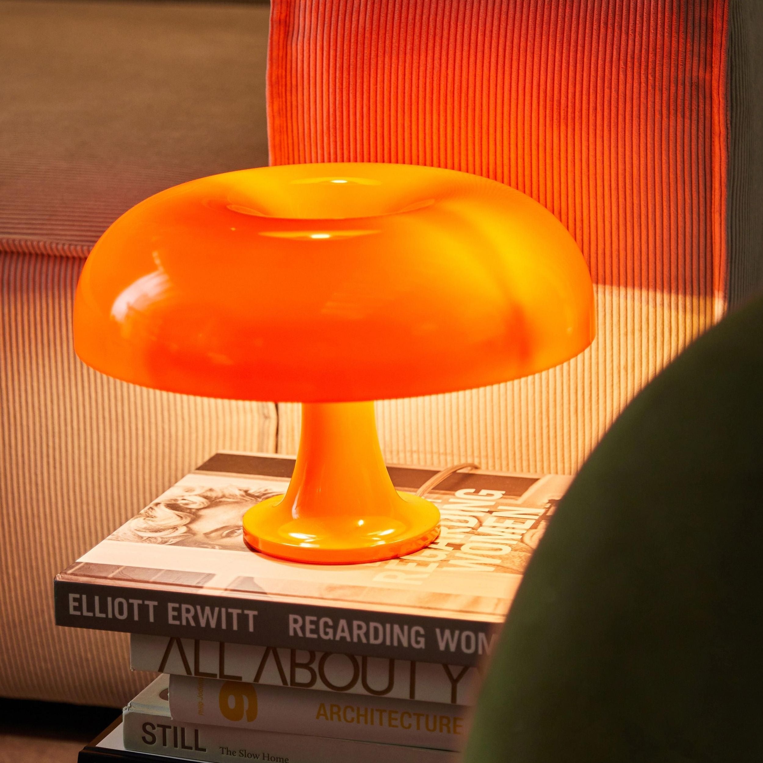 Retro Paddenstoellamp Dimbaar Warm Wit | Vintage Design Tafellamp Bedlampje Nachtverlichting Sfeerverlichting | Sansoti