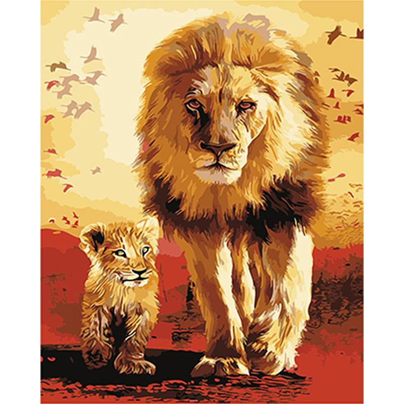 Schilderen op Nummers Set 40x50cm Canvas Inclusief Kwasten en Verf Creatief Hobby Schilderij Volwassenen | Sansoti