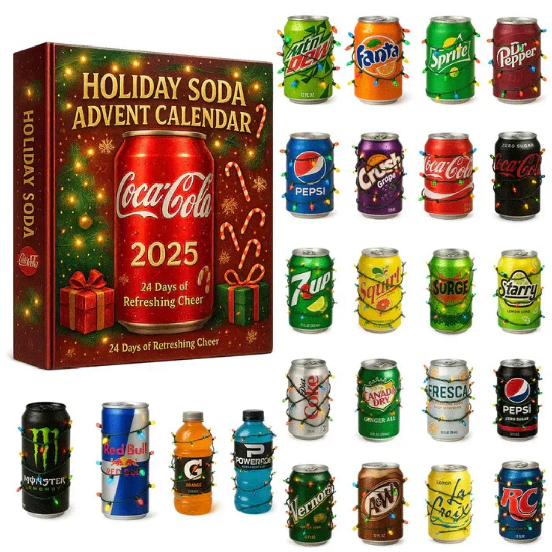 Adventskalender mit 24 Miniatur-Weihnachtsanhängern, Spirituosen-Thema, Weihnachtsdekoration, Sammlerbox, Weihnachtsbaum | Sansoti