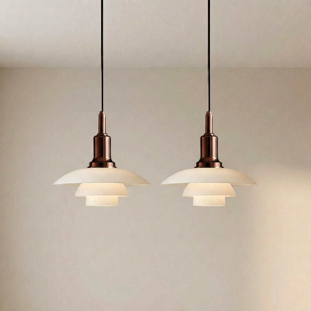 Moderne Hängeleuchte mit verstellbaren Lampenköpfen, E27-Fassung, für Esszimmer und Kücheninsel, stimmungsvolle Beleuchtung aus Eisen und Glas | Sansoti
