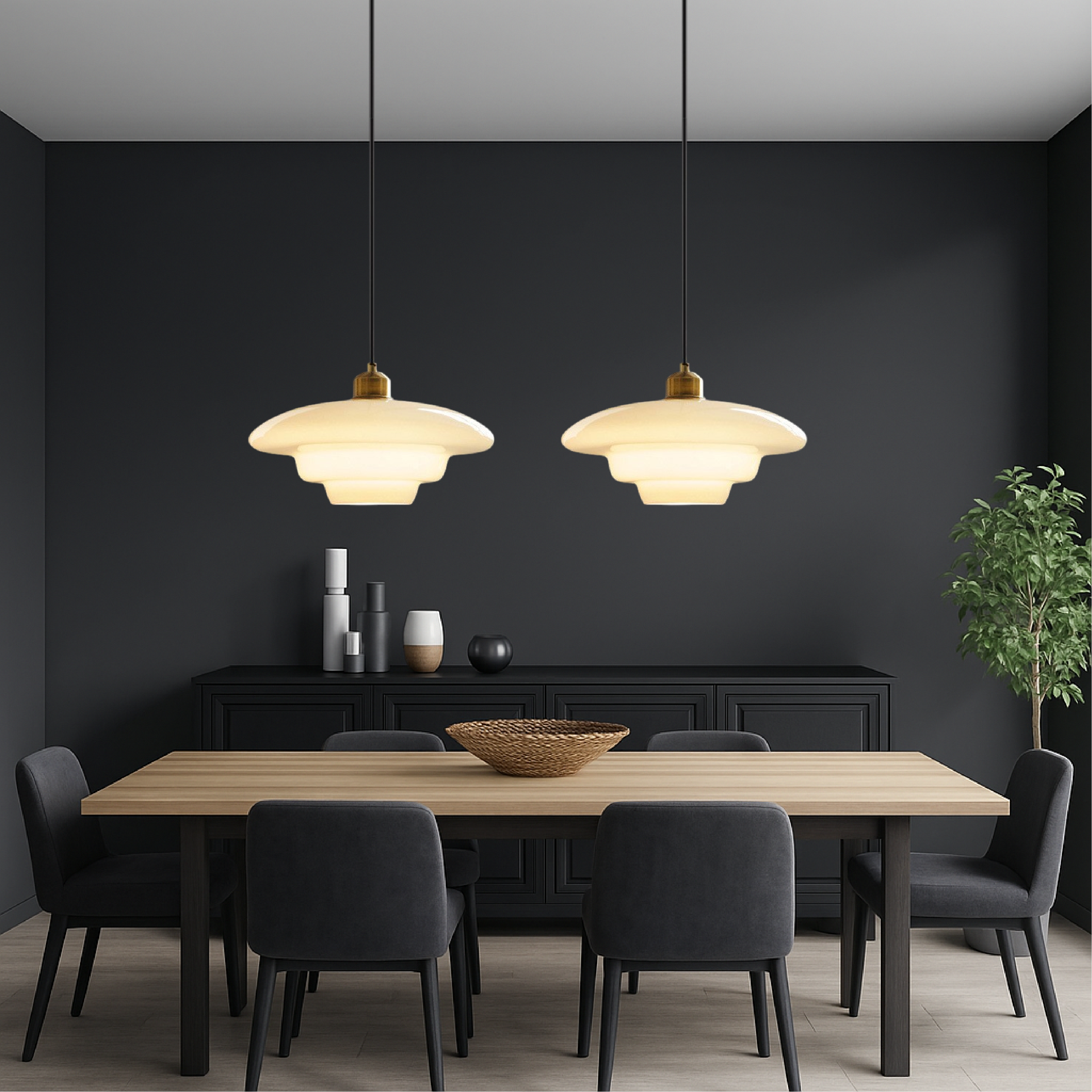 Suspension en verre blanc laiteux E27 verre blanc cuisine salle à manger couloir éclairage moderne minimaliste | Restfield