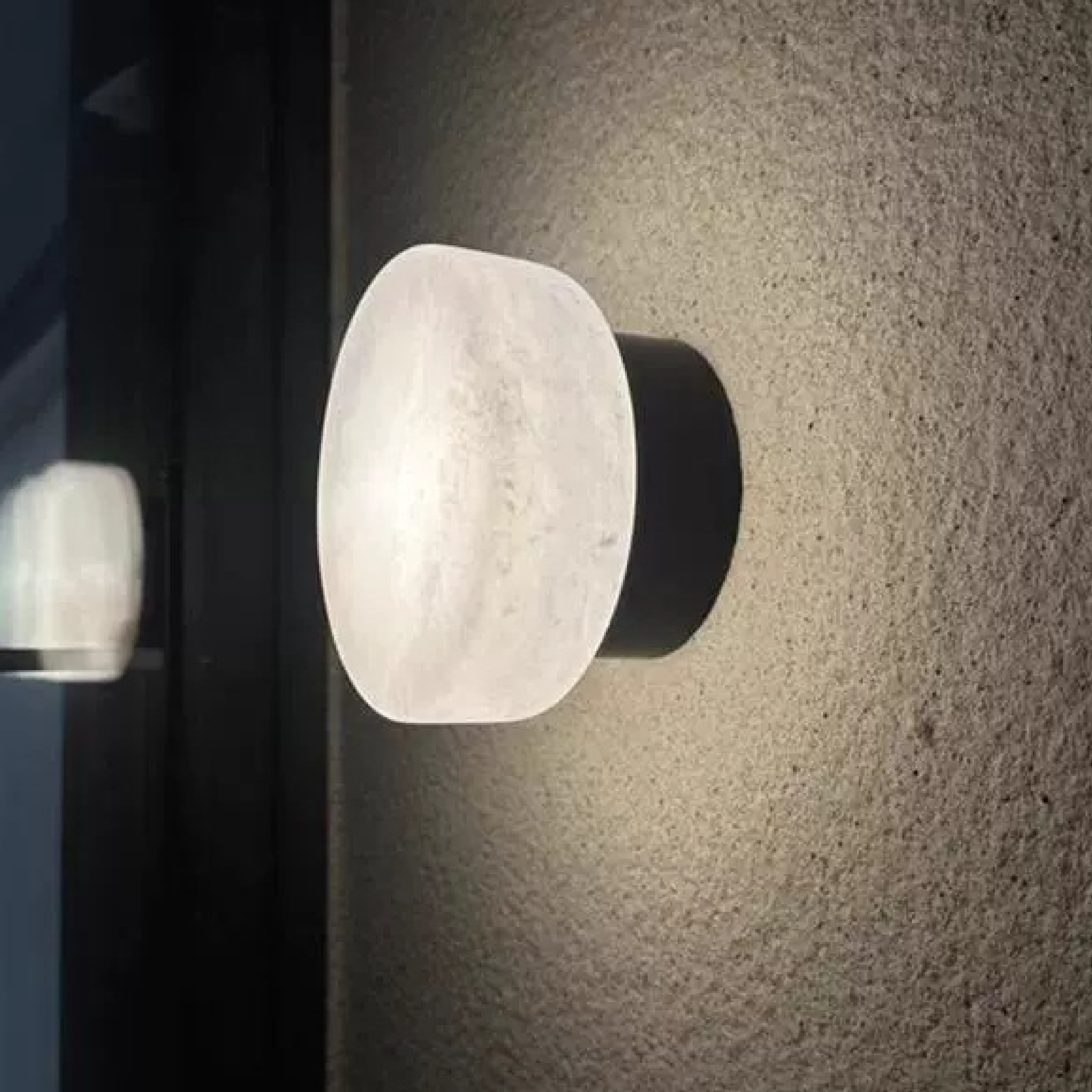 Marmeren Wandverlichting met Scandinavische Elegantie – Premium Natuursteen & Zachte LED | Sansoti