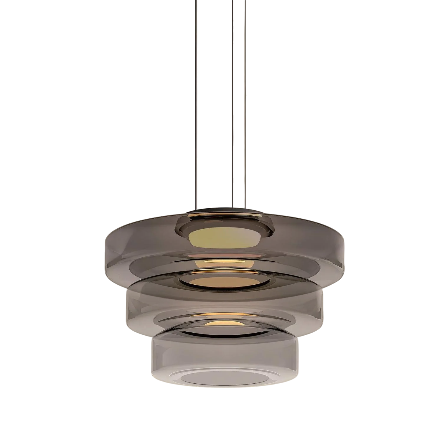 Deens glazen Bauhaus hanglamp handgeblazen glas Ø45cm hanglamp eetkamer woonkamer design verlichting modern minimalistisch | Sansoti