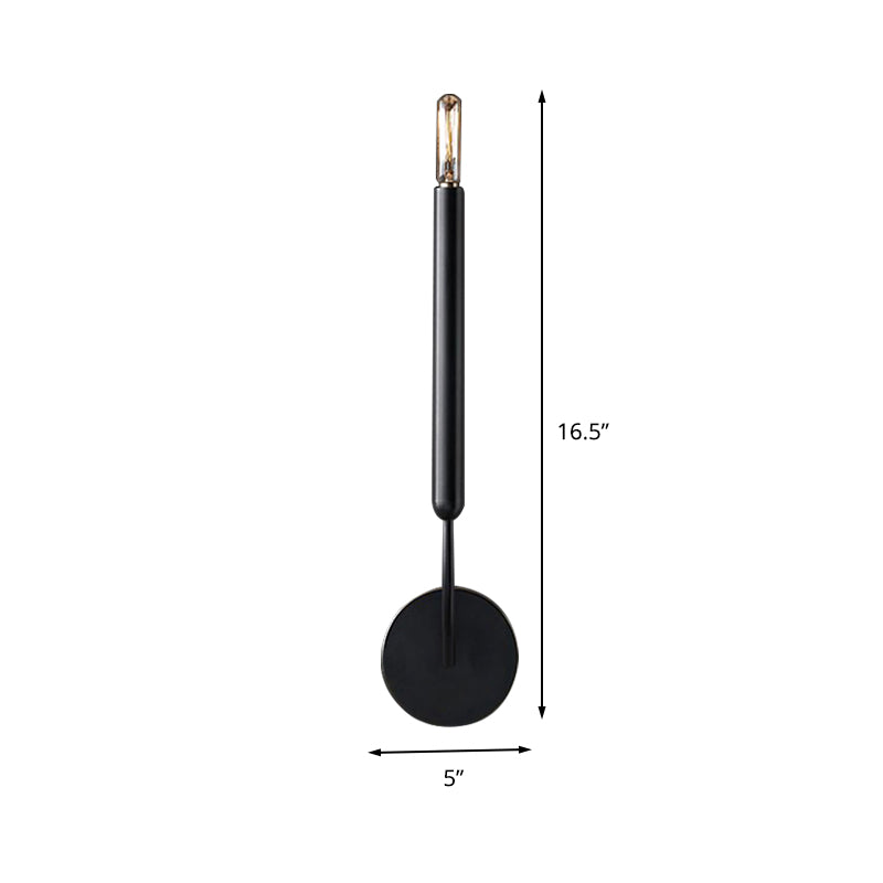 Metalen Buislamp Wandlamp Traditionele Stijl Zwart of Messing voor Eetkamer Woonkamer Hal | Sansoti