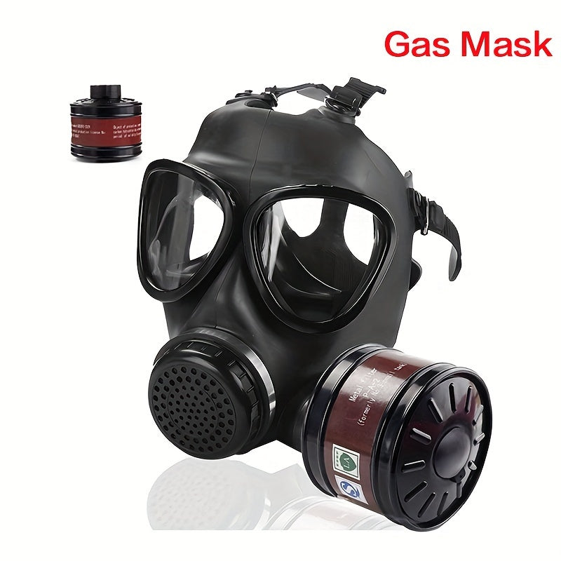 Volgelaatsgasmasker met 40mm Actief Koolfilter voor Optimale Bescherming tegen Chemische Stoffen en Stof | Sansoti