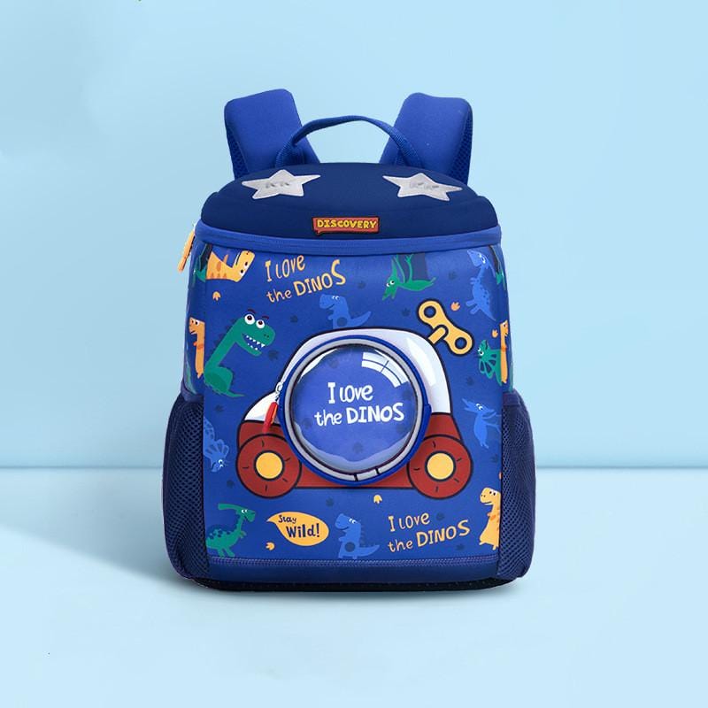 Sac à dos pour enfants avec imprimé dinosaures et bretelles réglables pour l’école maternelle et le quotidien | Sansoti