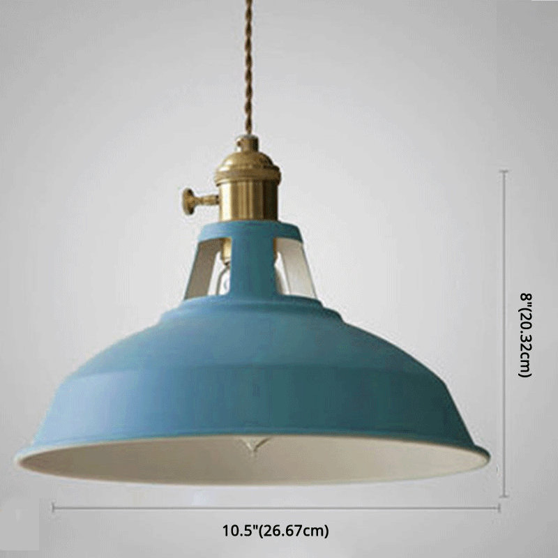 Metalen Hanglamp Industrieel Ø20cm E27 Fitting Vintage Stijl voor Restaurant Eetkamer Woonkamer Verlichting | Sansoti