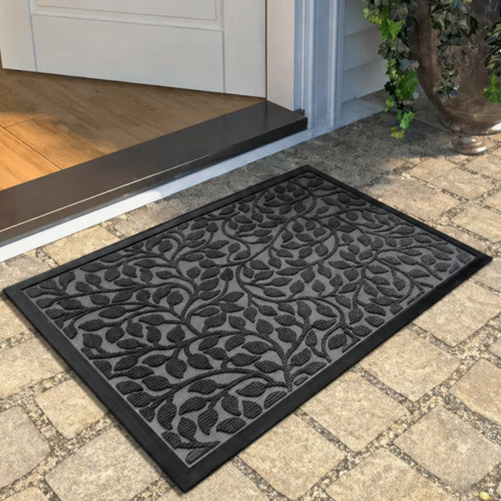 Antislip Deurmat Rubber Buitenmat Entree Portiek Gang Vlekbestendig Weerbestendige Mat voor Binnen en Buiten | Sansoti
