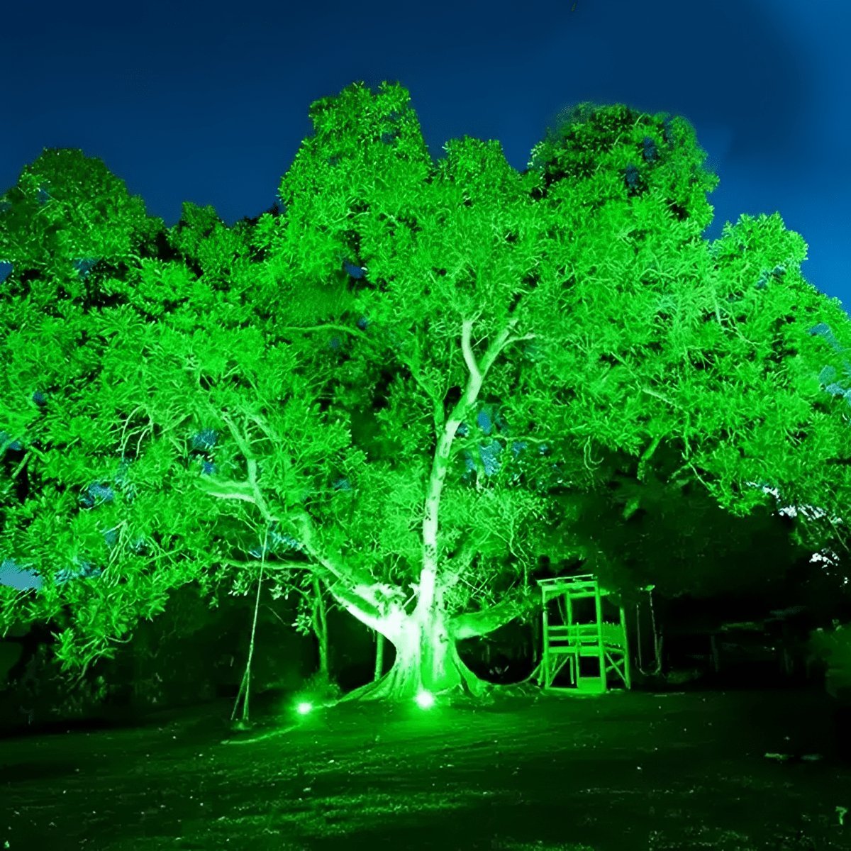 LED Garden Spotlight Waterproof RGB Color-Changing 36W-150W IP65 Outdoor Lighting Tree Garden Patio Lawn Accent | Sansoti