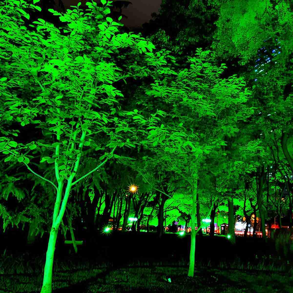 LED Garden Spotlight Waterproof RGB Color-Changing 36W-150W IP65 Outdoor Lighting Tree Garden Patio Lawn Accent | Sansoti