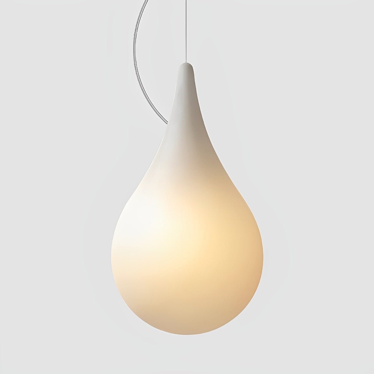 Buitenlamp Druppel Hanglamp Plastic Wit IP65 Tuin Terras LED Warm Wit Buiten Hangende Lamp Patio | Sansoti