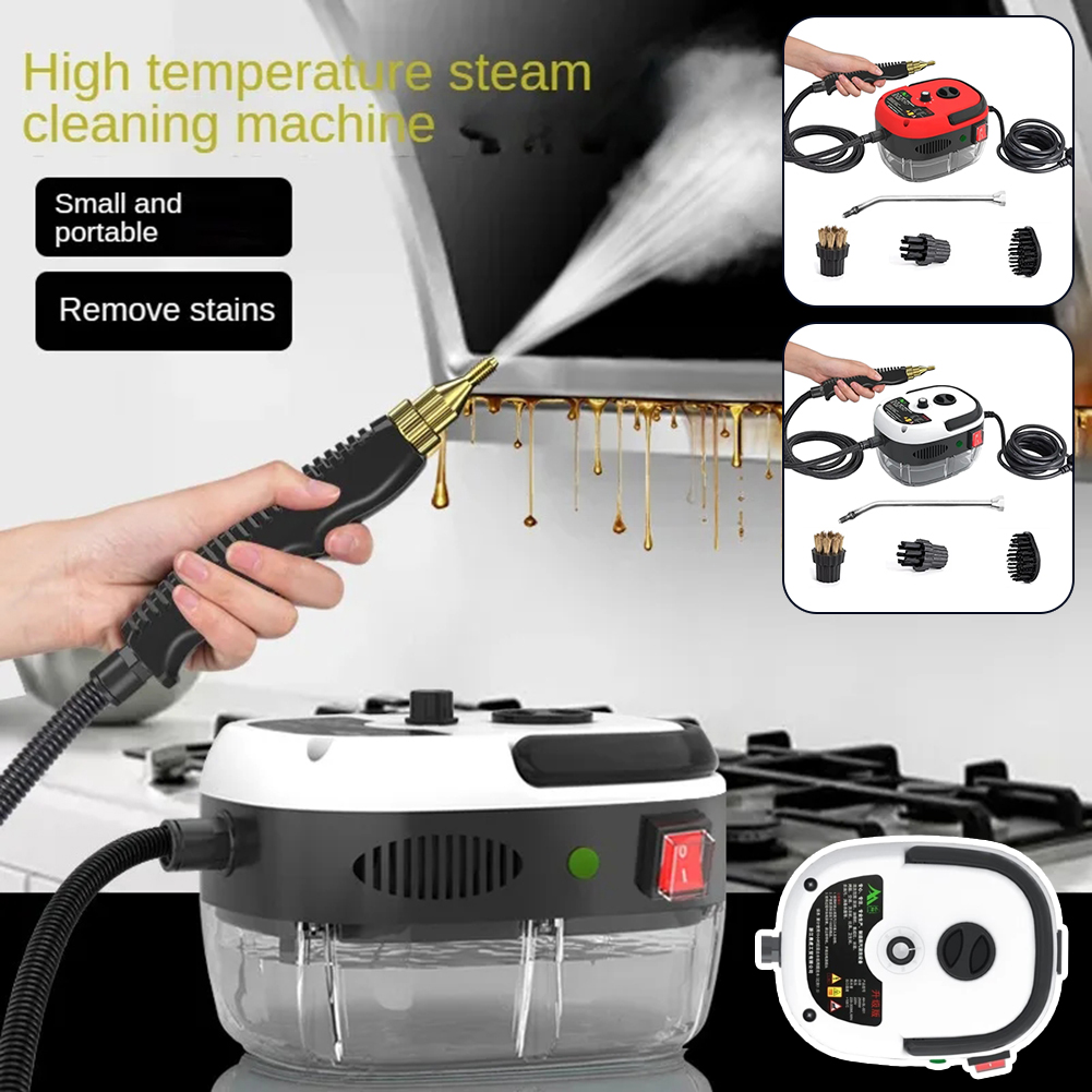 Hogedrukreiniger 2500W met 6 Stoomstanden voor Keuken Afzuigkap Airco Hygienische Schoonmaak en Ontvetting | Sansoti