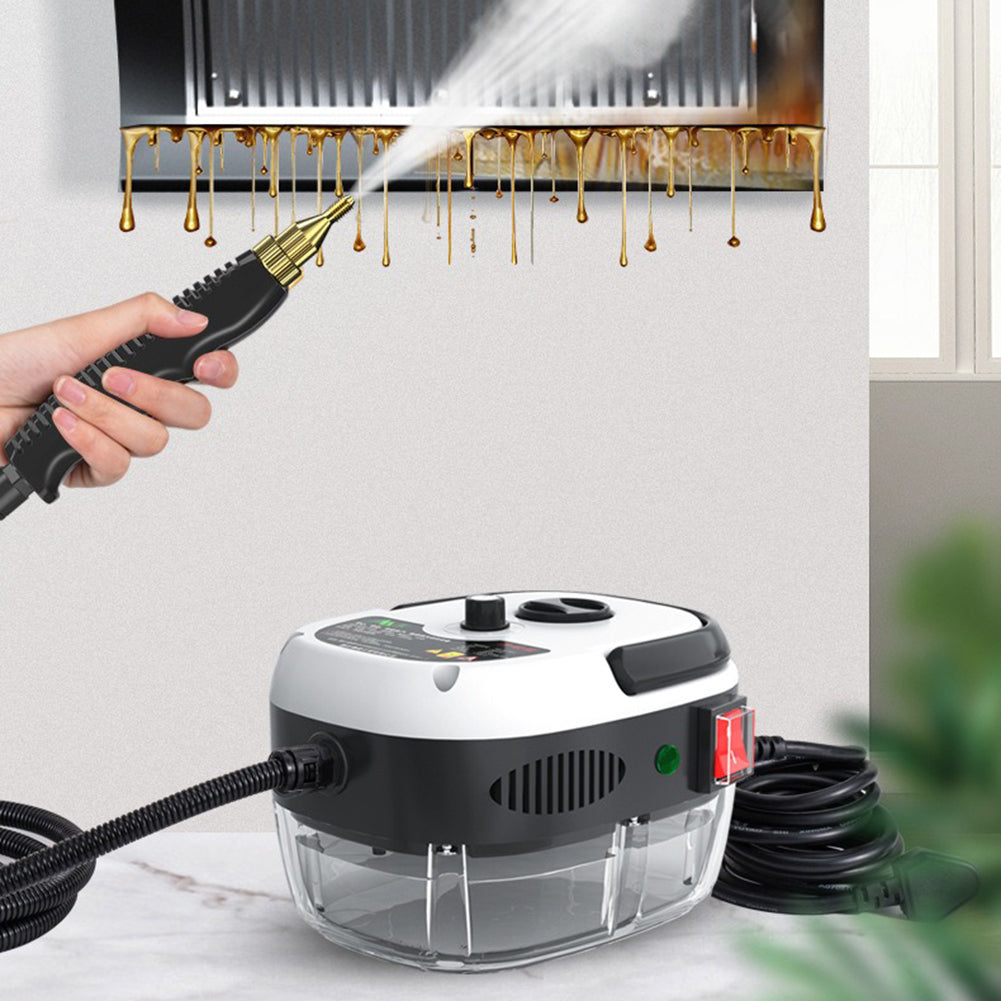 Hogedrukreiniger 2500W met 6 Stoomstanden voor Keuken Afzuigkap Airco Hygienische Schoonmaak en Ontvetting | Sansoti