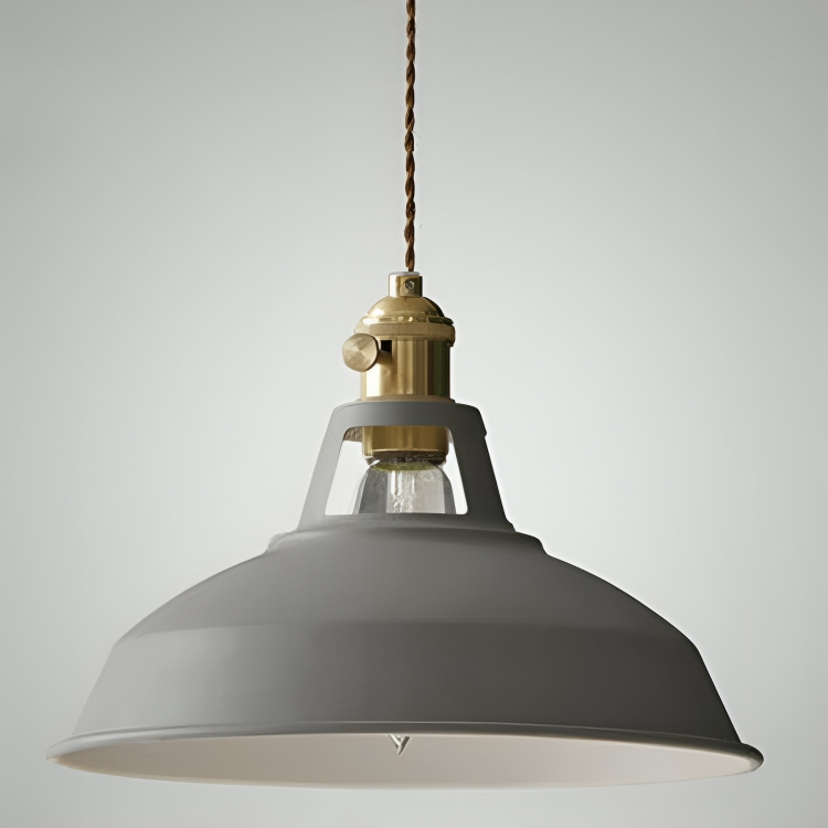 Metalen Hanglamp Industrieel Ø20cm E27 Fitting Vintage Stijl voor Restaurant Eetkamer Woonkamer Verlichting | Sansoti